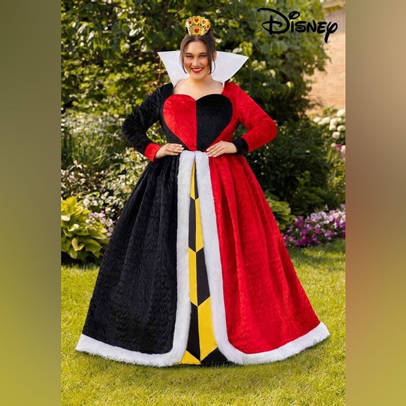 Disney Other Plus Size Womens Deluxe Disney Queen Of Hearts Costume